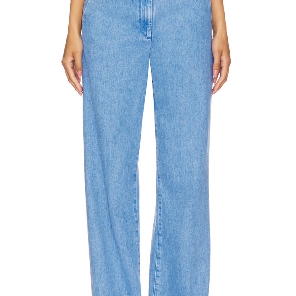 NWT Favorite Daughter Fiona Denim trouser in Seaport size 4